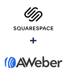 Einbindung von Squarespace und AWeber