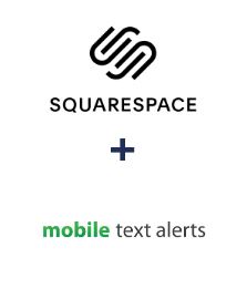 Einbindung von Squarespace und Mobile Text Alerts