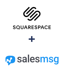 Einbindung von Squarespace und Salesmsg