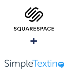 Einbindung von Squarespace und SimpleTexting