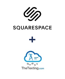 Einbindung von Squarespace und TheTexting