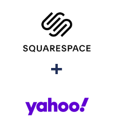 Einbindung von Squarespace und Yahoo!