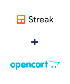 Einbindung von Streak und Opencart