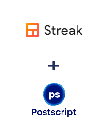 Einbindung von Streak und Postscript
