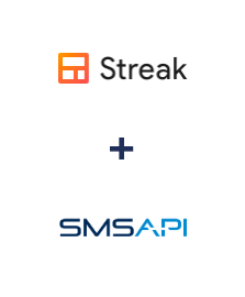 Einbindung von Streak und SMSAPI