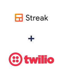 Einbindung von Streak und Twilio