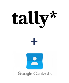 Einbindung von Tally und Google Contacts