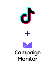 Einbindung von TikTok und Campaign Monitor