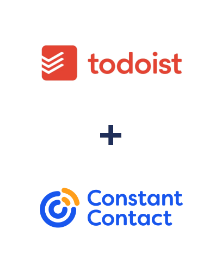 Einbindung von Todoist und Constant Contact