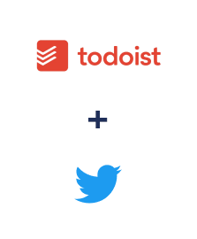 Einbindung von Todoist und Twitter