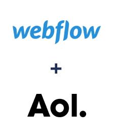 Einbindung von Webflow und AOL
