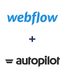 Einbindung von Webflow und Autopilot