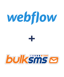 Einbindung von Webflow und BulkSMS