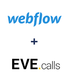 Einbindung von Webflow und Evecalls