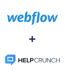 Einbindung von Webflow und HelpCrunch