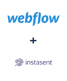 Einbindung von Webflow und Instasent