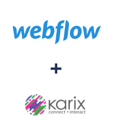 Einbindung von Webflow und Karix