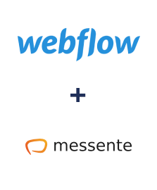 Einbindung von Webflow und Messente