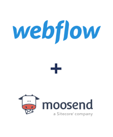 Einbindung von Webflow und Moosend