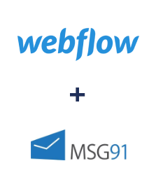 Einbindung von Webflow und MSG91