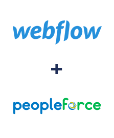 Einbindung von Webflow und PeopleForce