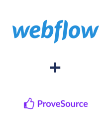 Einbindung von Webflow und ProveSource