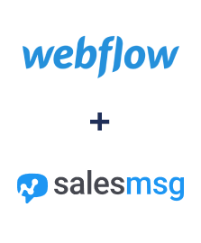Einbindung von Webflow und Salesmsg