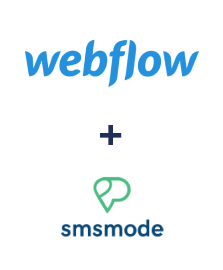 Einbindung von Webflow und smsmode