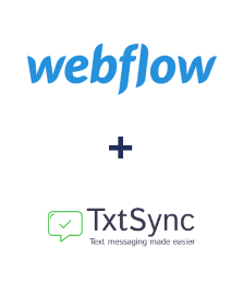Einbindung von Webflow und TxtSync