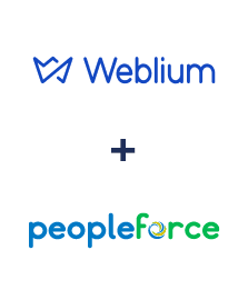 Einbindung von Weblium und PeopleForce