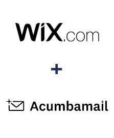 Einbindung von Wix und Acumbamail