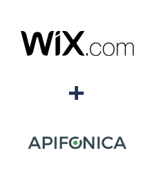 Einbindung von Wix und Apifonica