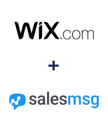 Einbindung von Wix und Salesmsg