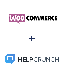 Einbindung von WooCommerce und HelpCrunch