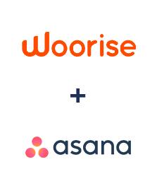 Einbindung von Woorise und Asana