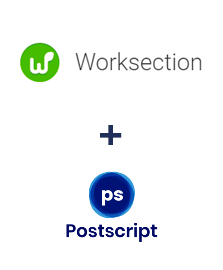 Einbindung von Worksection und Postscript
