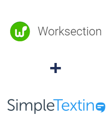 Einbindung von Worksection und SimpleTexting
