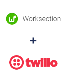 Einbindung von Worksection und Twilio