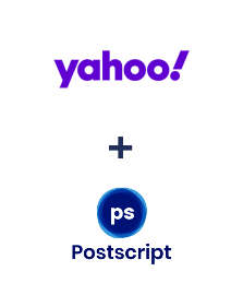 Einbindung von Yahoo! und Postscript