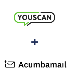 Einbindung von YouScan und Acumbamail