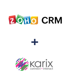 Einbindung von ZOHO CRM und Karix