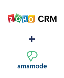 Einbindung von ZOHO CRM und smsmode