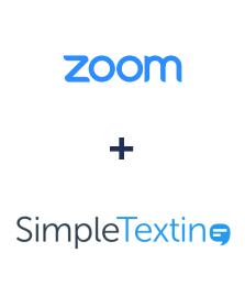 Einbindung von Zoom und SimpleTexting