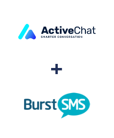 Integration of ActiveChat and Burst SMS
