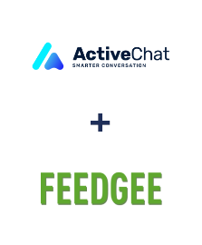 Integration of ActiveChat and Feedgee