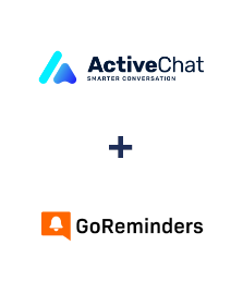 Integration of ActiveChat and GoReminders