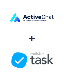 Integration of ActiveChat and MeisterTask