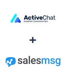 Integration of ActiveChat and Salesmsg