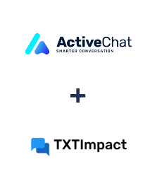 Integration of ActiveChat and TXTImpact