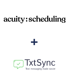 Integration of Acuity Scheduling and TxtSync